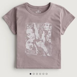 RELAXED RETRO GRAPHIC BABY TEE - M
